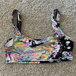 rave/festival/swim top